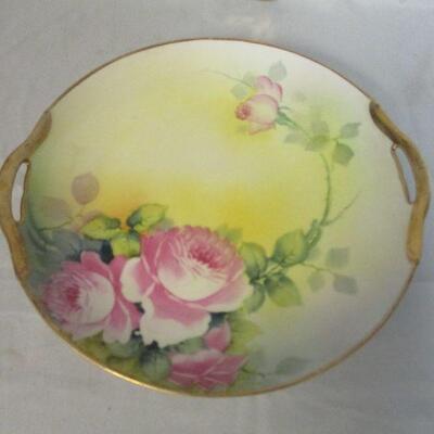 Lot 48 - Hand Painted Nippon Cake Plate