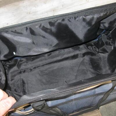Lot 145 Work Gear Tool Bag Rolling Collapsable Handle Suitcase Style Like New