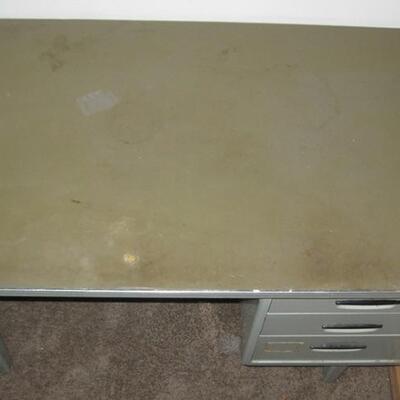 Lot 147 Steel Student Size Desk by Clipper Made in Japan #2