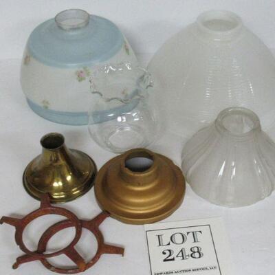 Vintage Lamp Shades and Parts