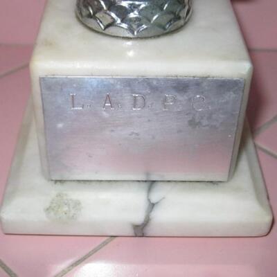 Lot 150 LADPC Canine Trophy Marble Base 