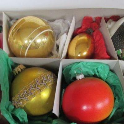 2 Boxes of Christmas Ornaments