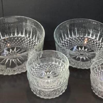 2179 Set of 15 Arcoroc France Glass Bowls
