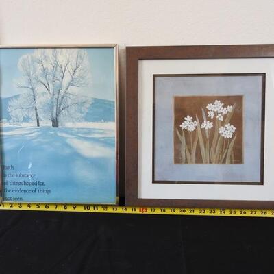 Framed artwork