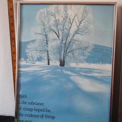 Framed artwork