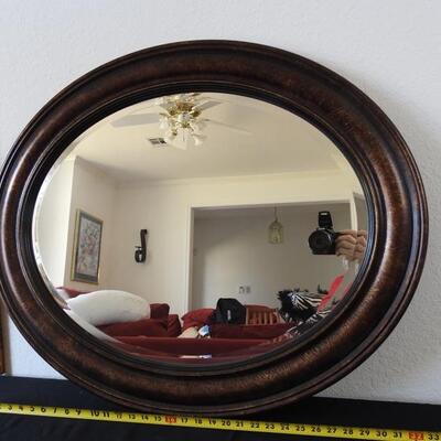 Oval mirror