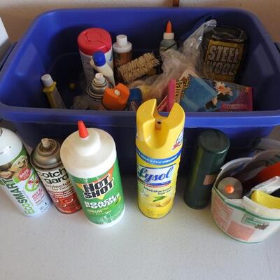 Cleaning stage and chemicals