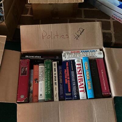 Various political books 