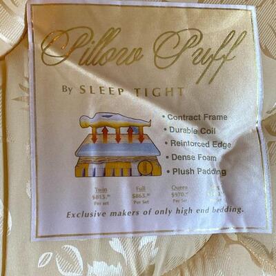 Queen Pillow Puff Mattress and Box 