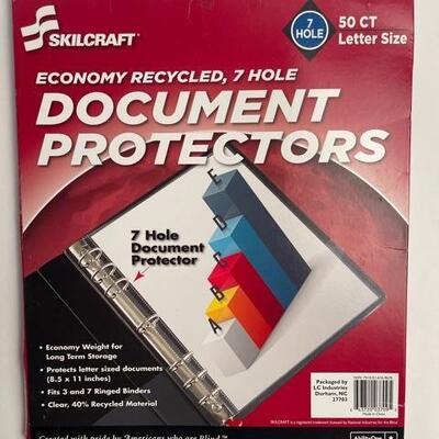 50 ct 7 Hole Document Protectors 