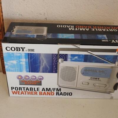 Am/FM portable weather radio