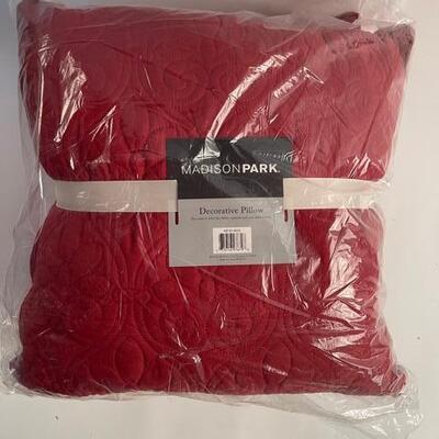 Two Pack Red Madison Park Pillows