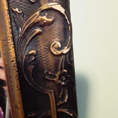 Large ornate mirror