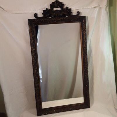 Large ornate mirror