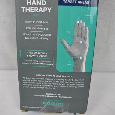 Gaiam Restore Hand Therapy Kit - New