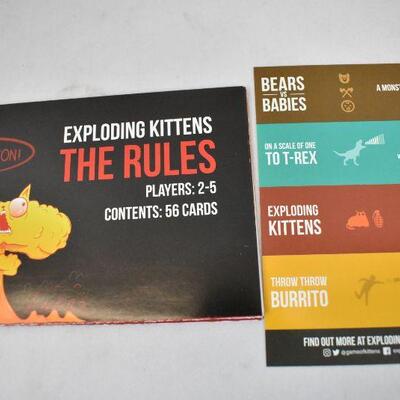 Exploding Kittens NSFW (Adults Only) Game - New