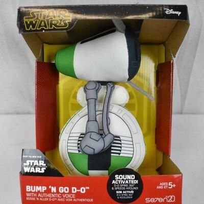 Star Wars: The Rise of Skywalker Bump N Go D-O Plush. Damaged Box - New