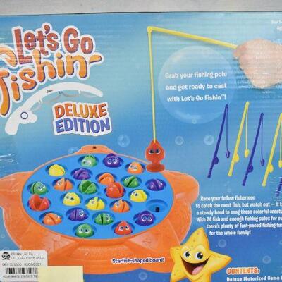 Let's Go Fishing, Deluxe Edition Kid's Game. Open Box - New
