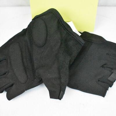 Men's Strength Training Gloves Black sz Large All in Motion. Open Package - New