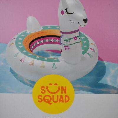 Llama Pool Float Bright White - Sun Squad - New