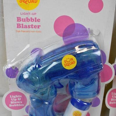 Qty 2 Light Up Bubble Blasters by Sun Squad - New