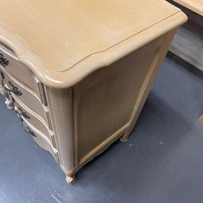 #9 French Provincial Antiqued Painted Night Stands (2)