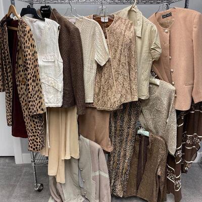 #47 1st Lot of Clothing - Taupe & Tan 