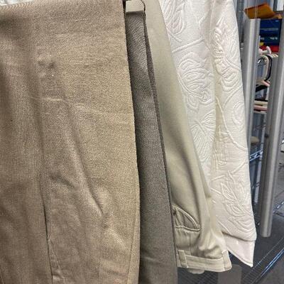 #50 4th Lot of Clothing - Red, Purple and Tan 
