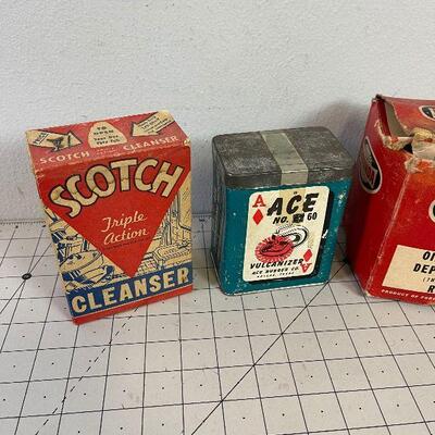 #144 Vintage Advertising Boxes With Contents