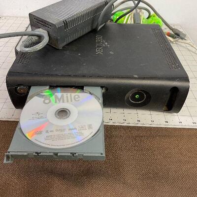 #160 X Box 360 with Controls and Power supply 