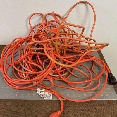 #224 (4) Light Duty Orange Extension Cords