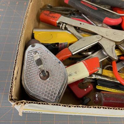 #226 Tray of Tools: Snippers, Wrenches etc.