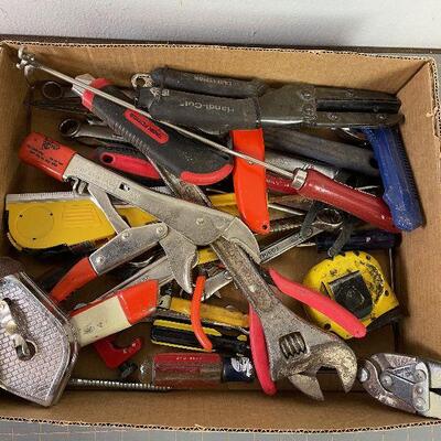 #226 Tray of Tools: Snippers, Wrenches etc.