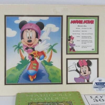 Minnie Mouse Picture, Child's Book Marigold Garden