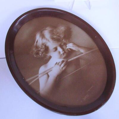 Vintage Angel Oval Picture