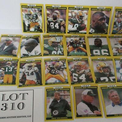 1984 Packers Trading Cards Set