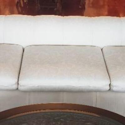 Large White Sofa, 112 x 34