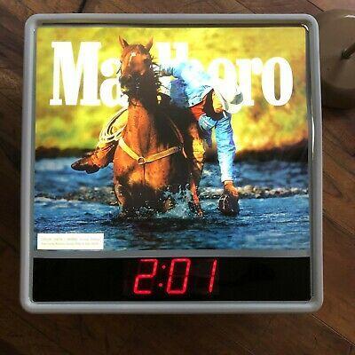 Vintage Marlboro Man Digital Clock 