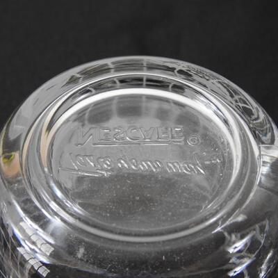 Nestle Crystal Etched World Map Cups