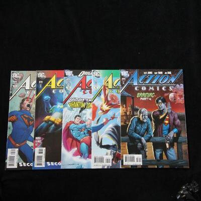 Action Comics Lot containing 5 issues. (2008,DC)  8.5 VF+