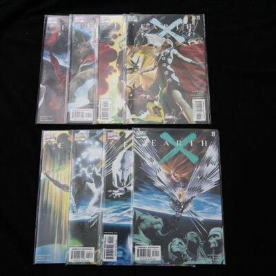 Earth X Lot containing 8 issues. (1999,Marvel)  9.0 VF/NM