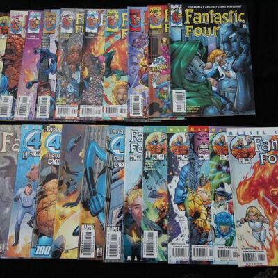 Fantastic Four Lot containing 23 issues. (1998,Marvel)  9.0 VF/NM