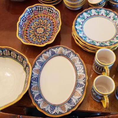 Italian Pottery Plate Lot