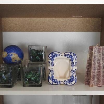 Blue medicine bottles, Flip tops & lovely serving piece
