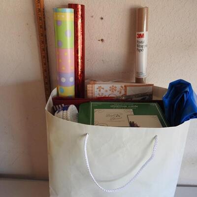 Snow man, garland & huge bag of Holiday boxes