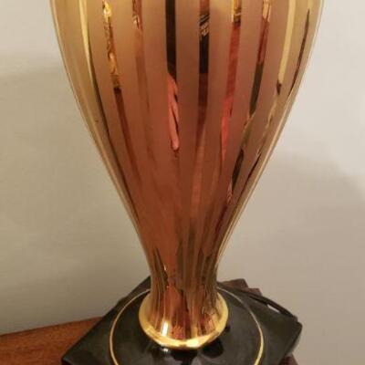 Gold Mid Century Lamp
