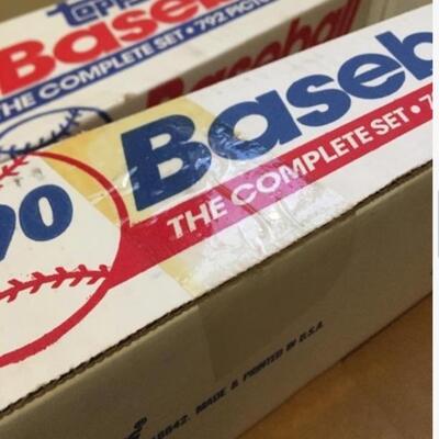 TOPPS 1989-1990 Complete Sets Unopened 1400+ Baseball Cards