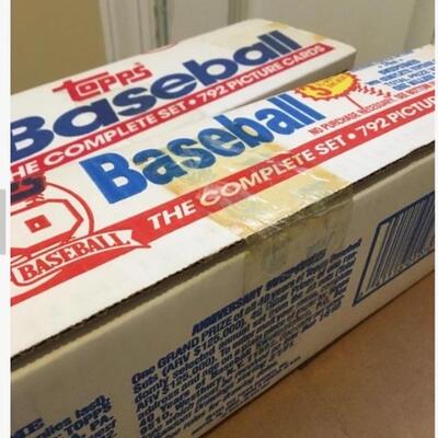 TOPPS 1990-1992 Complete Sets Unopened 2000+ Baseball Cards