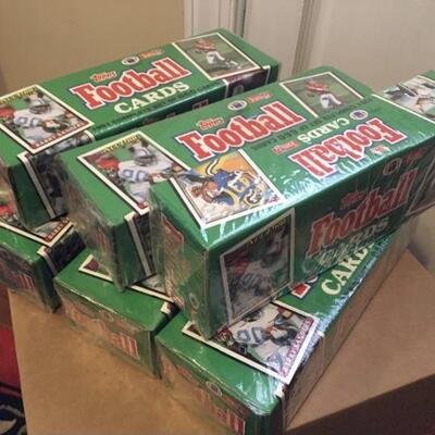 TOPPS 1991 Lot of 6 Complete Sets Unopened 3500+ Football Cards