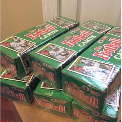TOPPS 1991 Lot of 6 Complete Sets Unopened 3500+ Football Cards